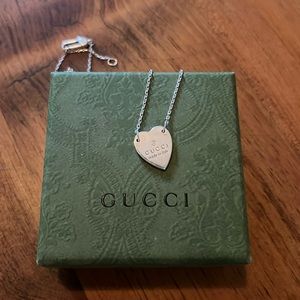 Gucci heart necklace